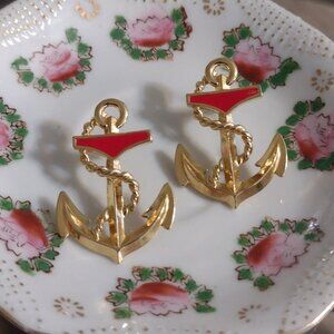Golden⚓ Anchor Earrings